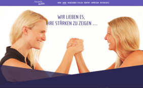 Vorschaubild der Website zur Lehrstellenkampagne mit zwei sich gegenüberstehenden Personen und einem Recruiting-Slogan.