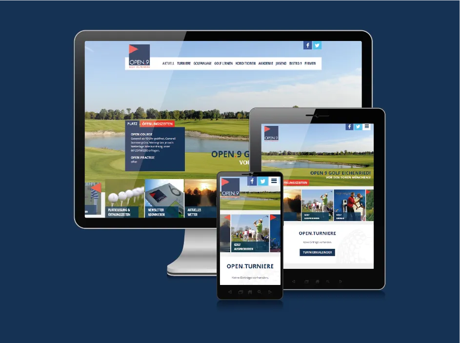 Screenshot der von GKMB umgesetzten Website von OPEN.9.
