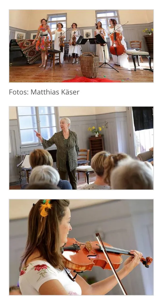 Screenshot einer von GKMB umgesetzten Website mit einem Veranstaltungsfoto und einer Bildunterschrift zur Fotografin bzw. zum Fotografen.