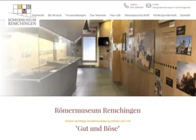 Startseite des Römermuseums